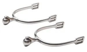 Zilco Stainless Steel Spurs with a Solid Roller Ball 20mm